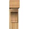 Ekena Millwork Merced Block Rough Sawn Bracket w/ Offset Brace, Western Red Cedar, 8"W x 24"D x 24"H BKT0806X24X24MRC05RWR - alternate 3
